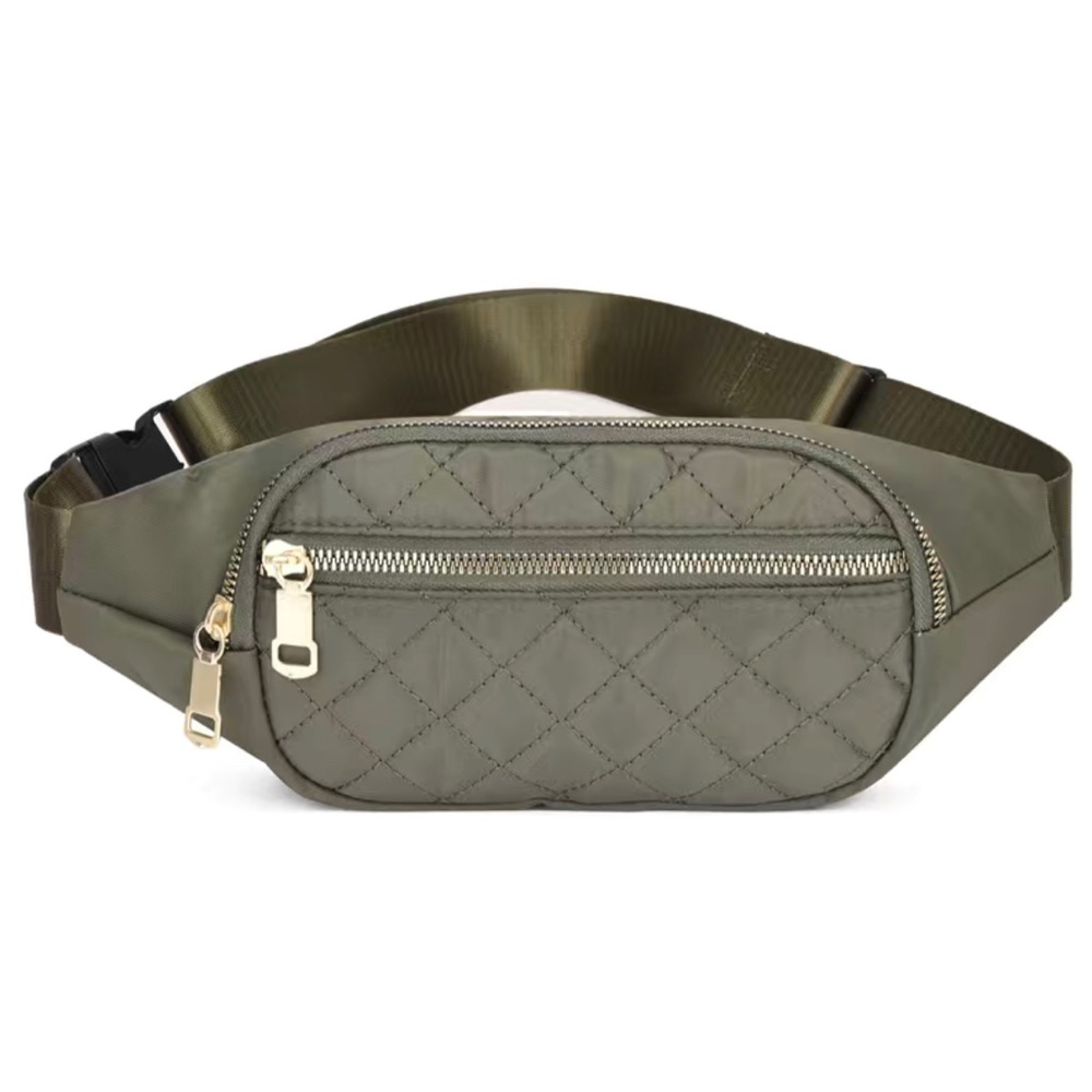 Quilted Fanny Pack Belt Bag